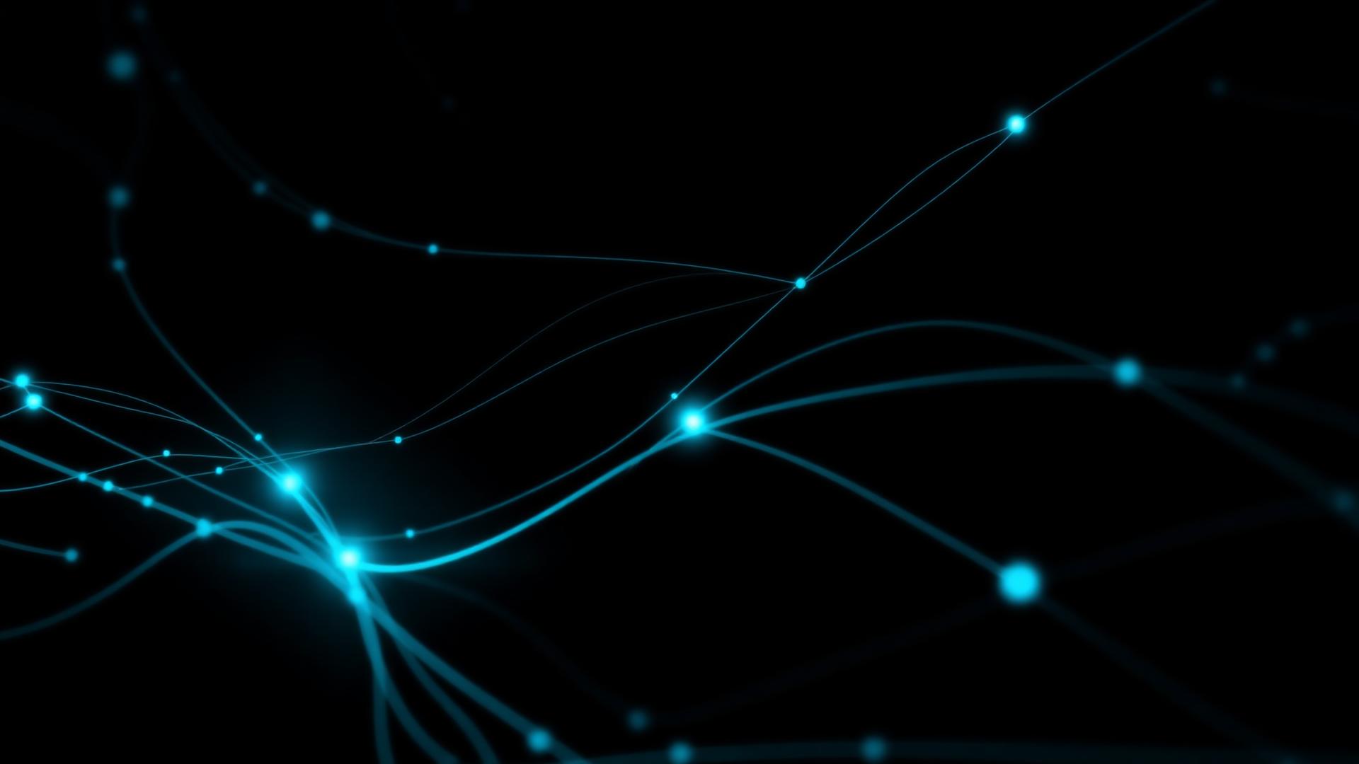 Rede de dados conectada representando soluções tecnológicas